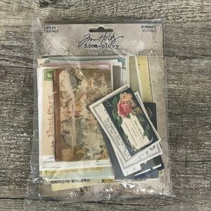 Tim Holtz idea-ology Layers “Remnants” pack